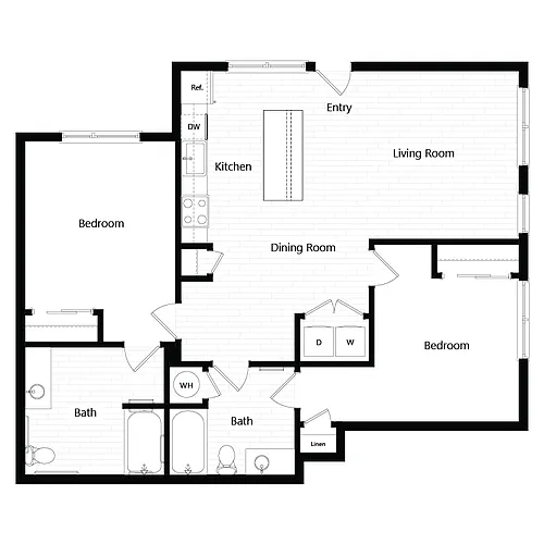 Floor plan Plan 2A