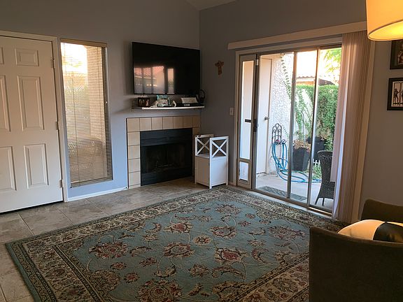 Living room and fireplace 