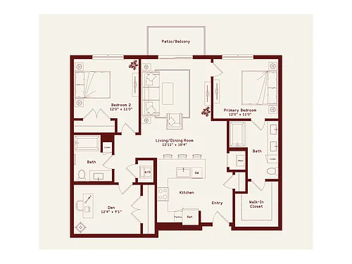 Floor plan Stapleton