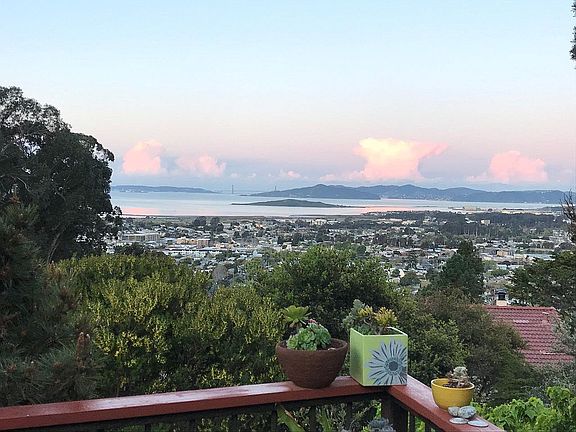 view from the back deck