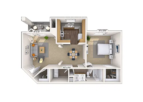 Floor plan 11B