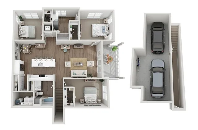 Floor plan 3B