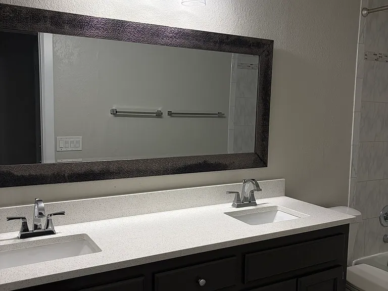 View of upstairs bathroom.