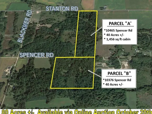 10465 E Spencer Rd Parcel A, Crystal, MI 48818