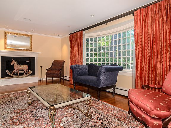 Living Room with Bow Window