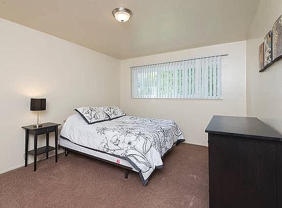 Large bedrooms with Queen bed, dresser, large closets with fresh linens