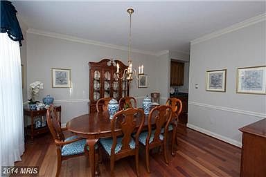view of dining room