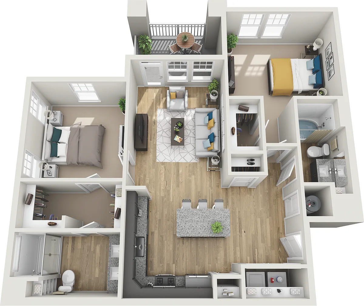 Floor plan B1