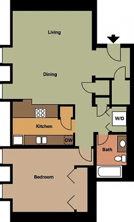 Old Cathedral Building- 1 Bed, 1 Bath Old Cathedral Building- 1 Bed, 1 Bath