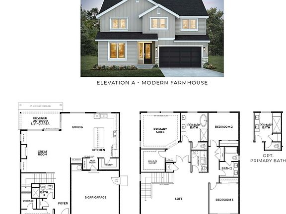 Firdrona Crest Lot 9 Plan 3032 A 2-Car Garage