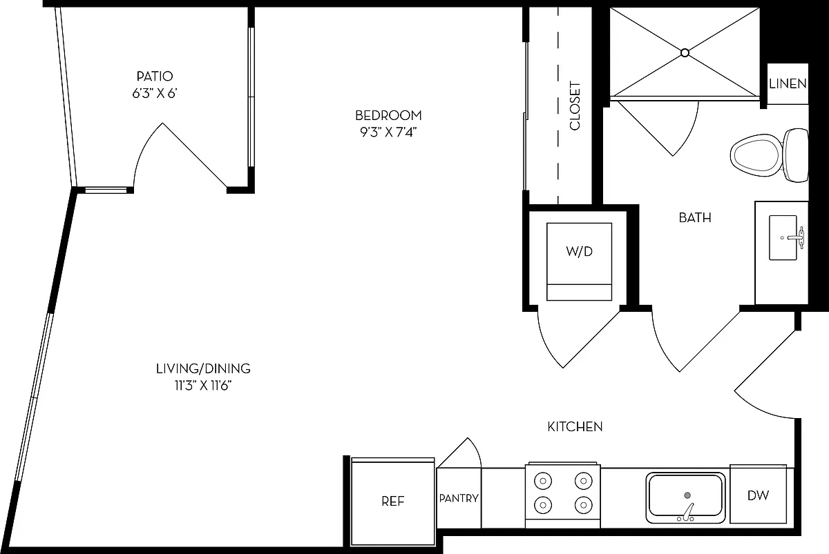 Floor plan SF