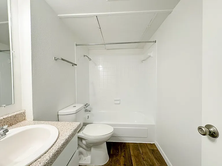 Modern bathroom with sleek finishes