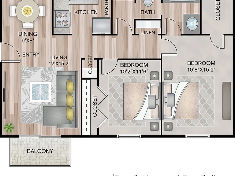 864 Square Feet 864 Square Feet