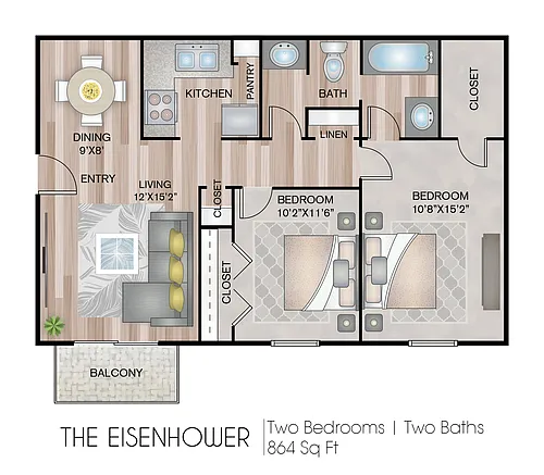 Floor plan The Eisenhower
