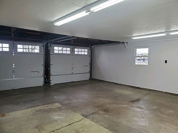 Oversized two car garage 