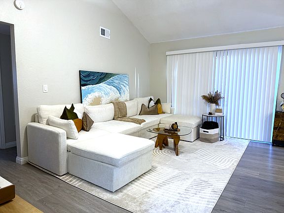 Living room viewed from entry