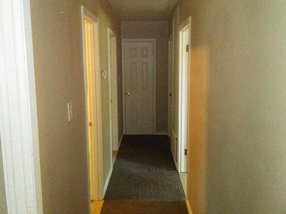 Hall with linen closet