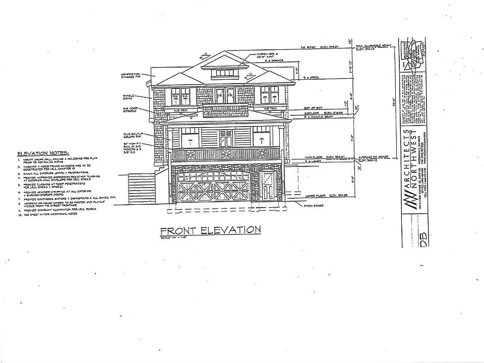 Sketch of Front View 