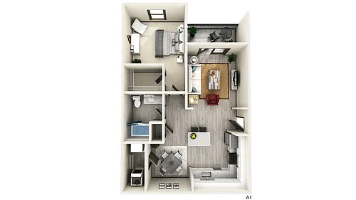Floor plan A1