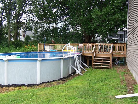 pool and deck