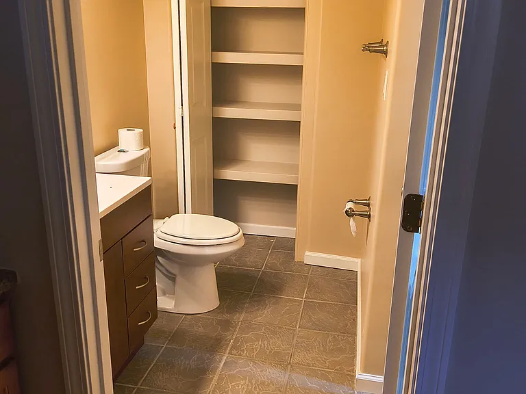 Lower level bath