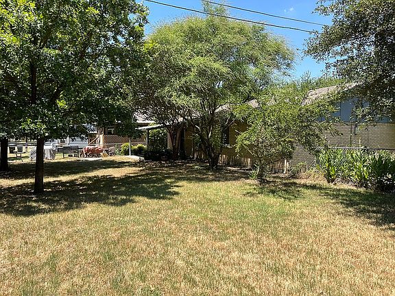Rear yard covered patio