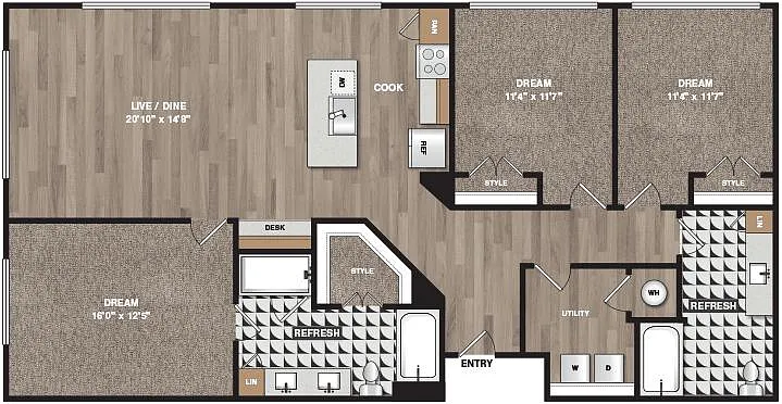 Floor plan C1Alt