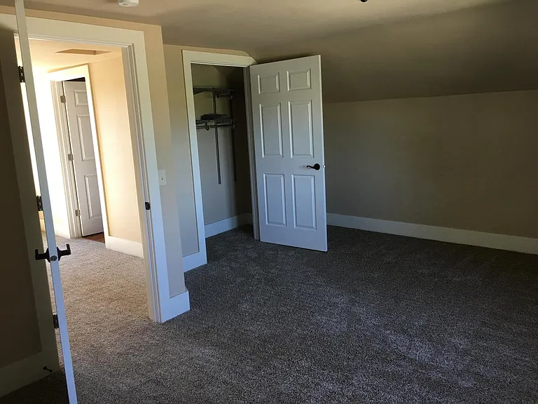Upstairs bedroom
All closets have adjustable Rubbermaid configuration systems