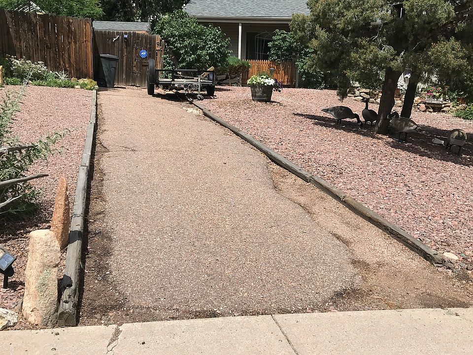 Private drive way ,parking with security camera