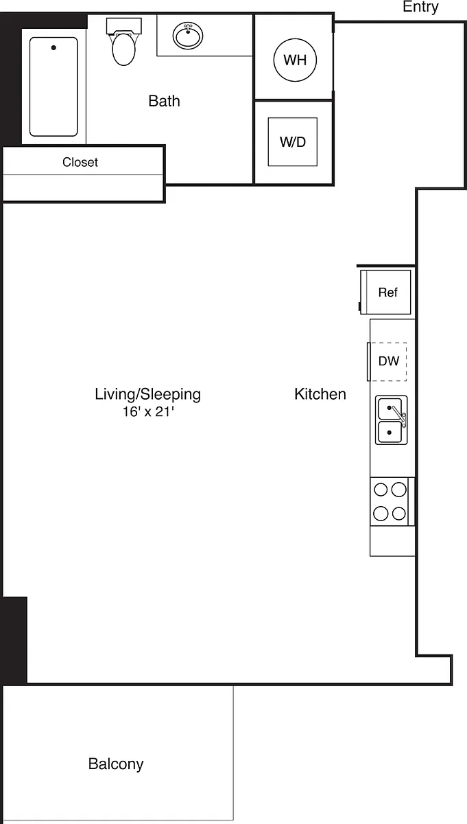 Floor plan S1 Renovated