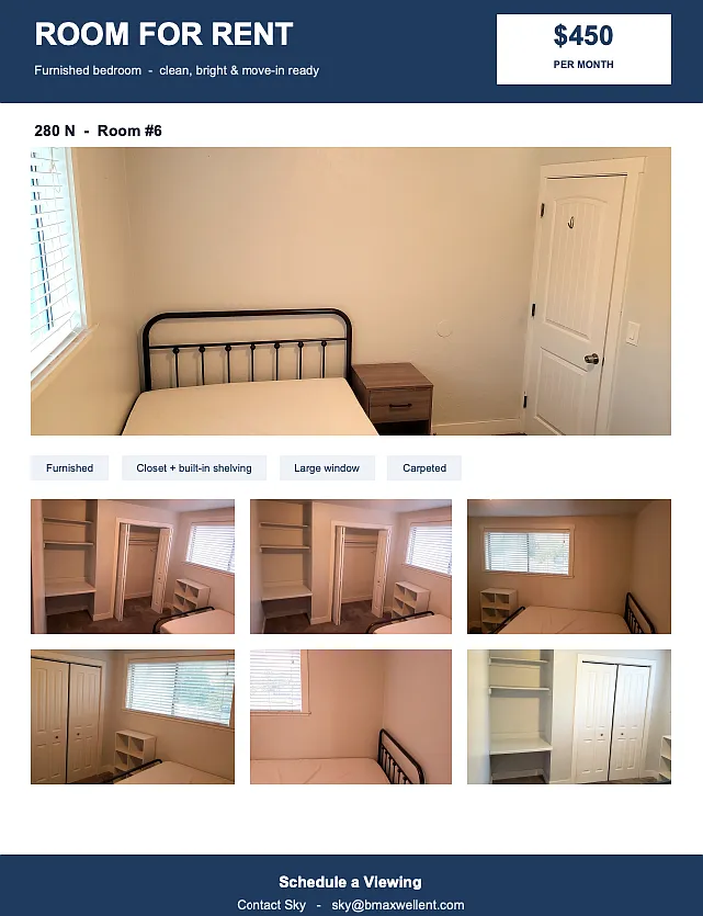 6 bed, $450 — Photo 2