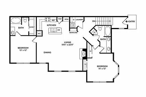 Floor plan Olivia- Sunroom