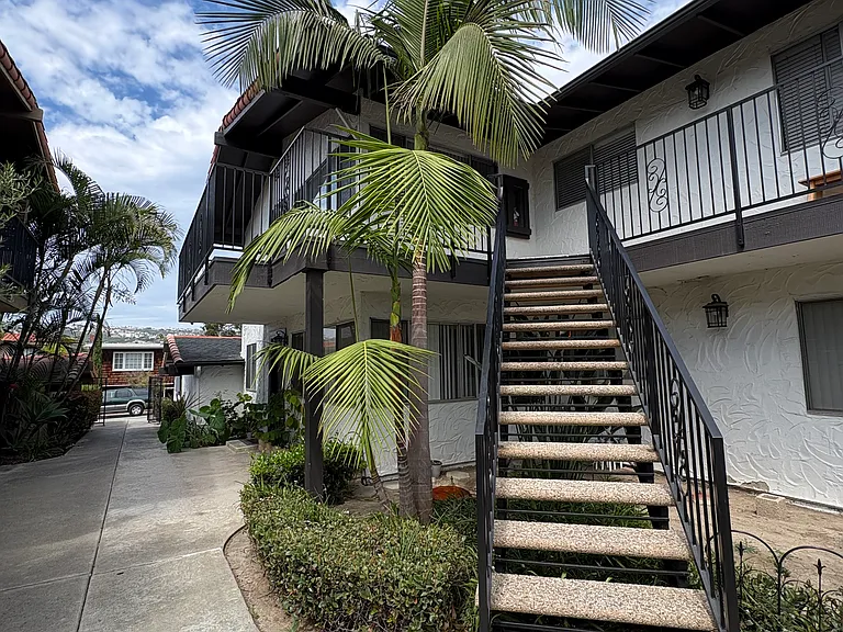 Stairs to apartment