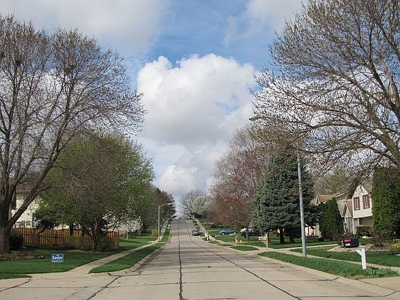 Neighborhood--facing elementary school
