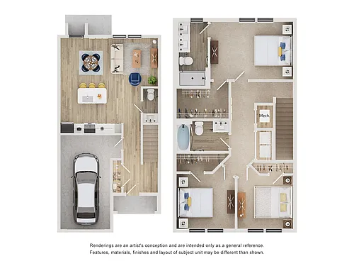 Floor plan TH F