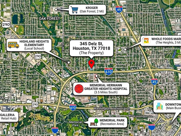 345 Delz St, Houston, TX 77018