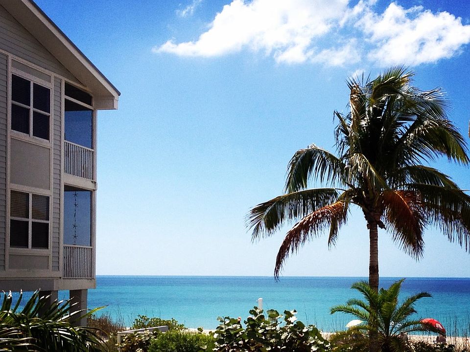 Patio with beach view