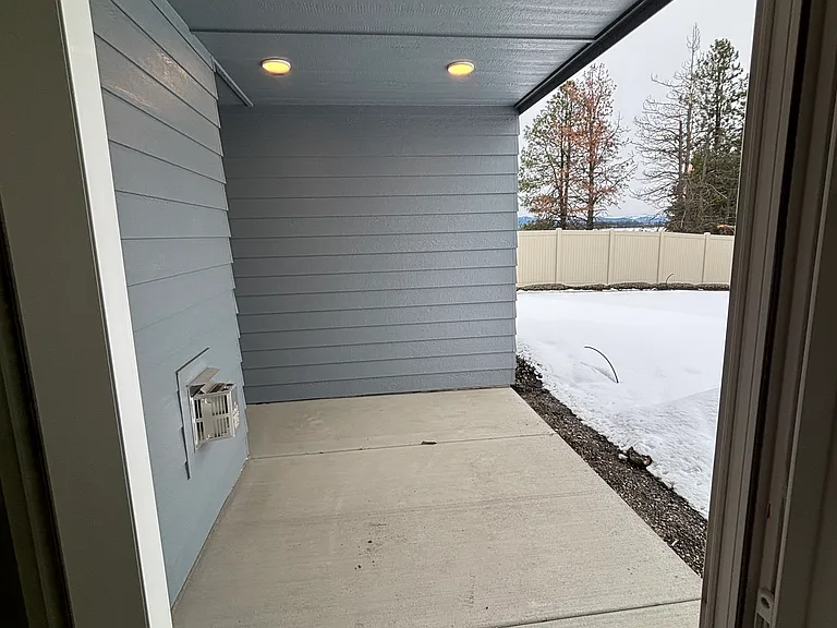 Covered back porch