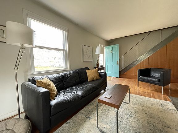 Living Room, with storage below stair