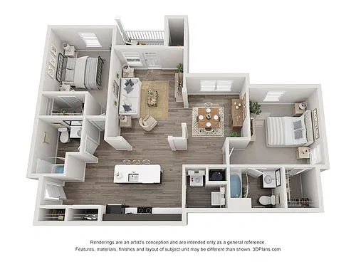 Floor plan The Berkeley | Renovated