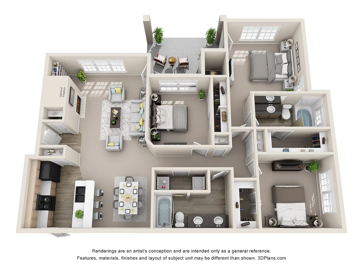 Floor plan C1, The Snead