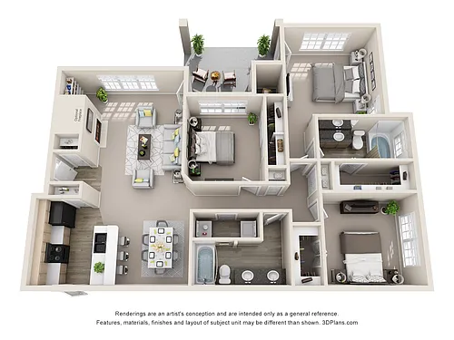 Floor plan C1, The Snead