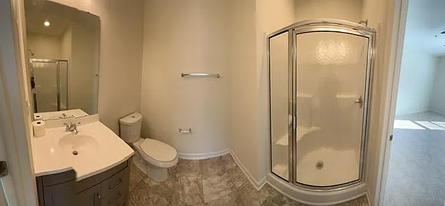 Master Bath with a Standing Shower - all sides