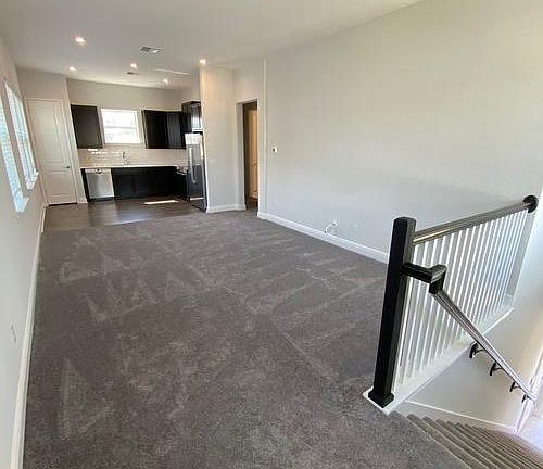 Main living area from top of stairs