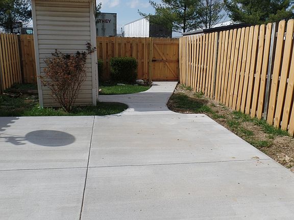 Backyard patio