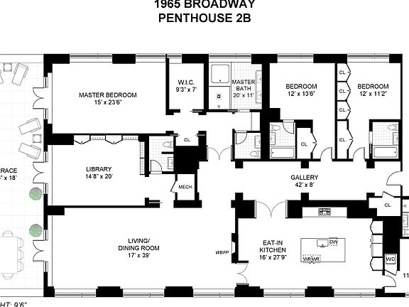 2nd image of 1965 Broadway Penthouse 2B