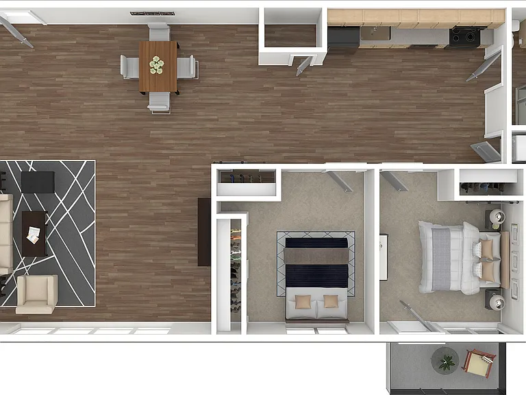 B4 3D Floor Plan B4 3D Floor Plan