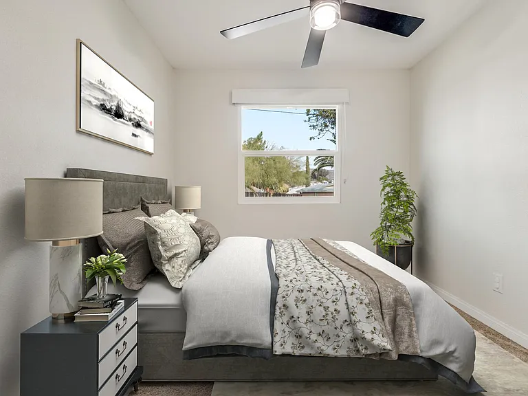 *Room staged for visual presentation.
