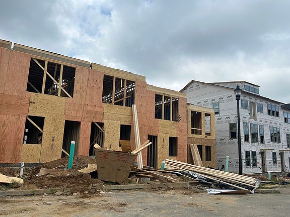 Front Elevation Construction Progress.