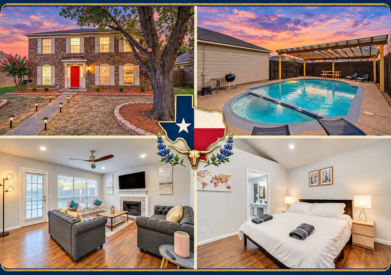 Spacious 5BR/2.5B Home with Pool — Photo 1